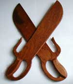 Batt jaam do wing chun training knives